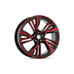 Alu kolo NEPTUNE 9Jx20 5x112 ET42 - Černá metalíza Červená