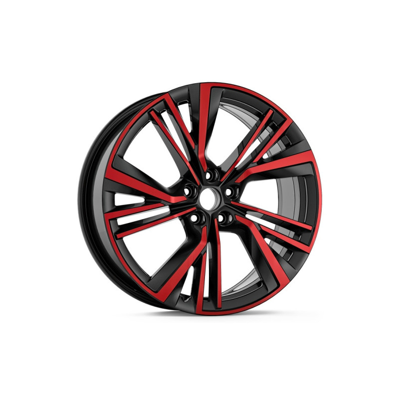 Alu kolo NEPTUNE 9Jx20 5x112 ET42 - Černá metalíza Červená