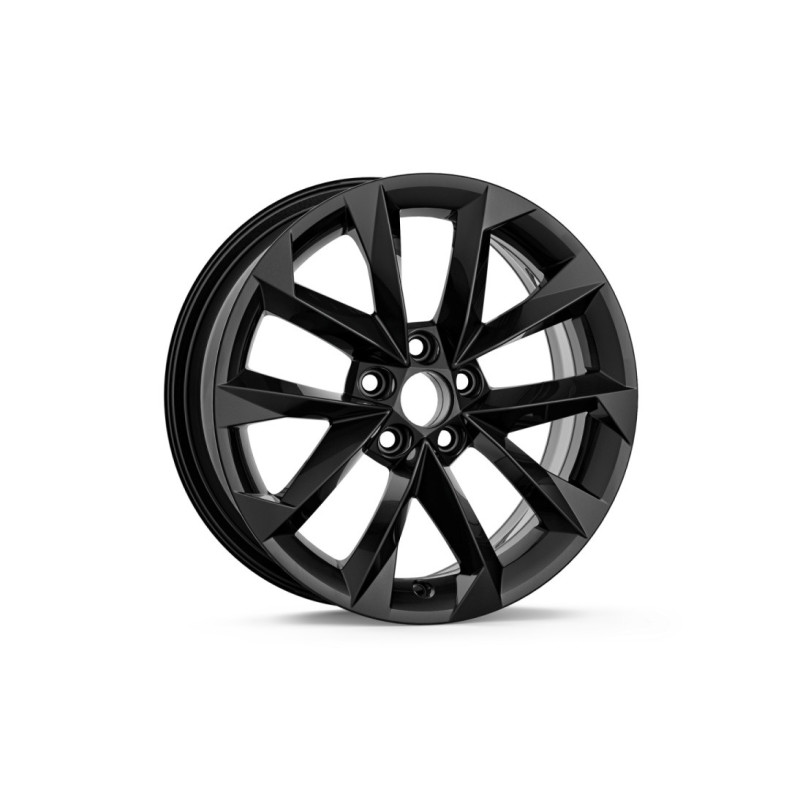 Alu kolo ITALIA Scala, Kamiq 6Jx16" 5x100 ET35 - Černá metalíza