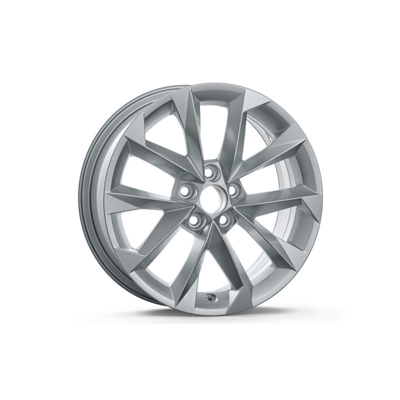Alu kolo ITALIA Scala, Kamiq 6Jx16" 5x100 ET35 - Stříbrná metalíza