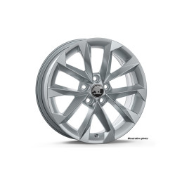 Alu kolo ITALIA Scala, Kamiq 6Jx16" 5x100 ET35 - Stříbrná metalíza - illustrative