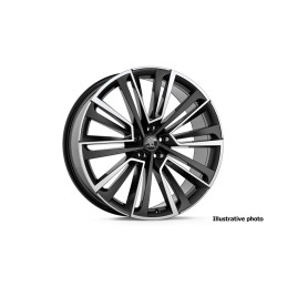Alu kolo AQUARIUS 9J x 21" 5x112 ET42 - Černá metalíza - illustrative