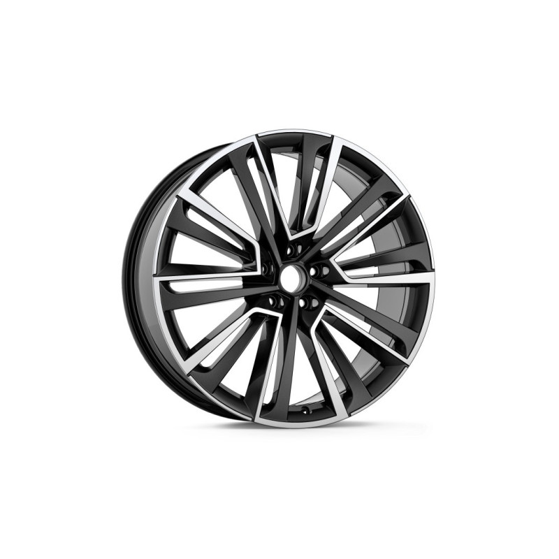 Alu kolo AQUARIUS 9J x 21" 5x112 ET42 - Černá metalíza