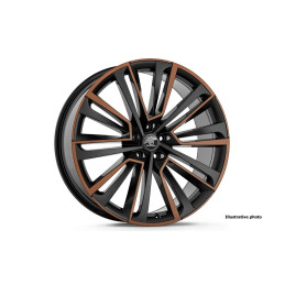 Alu kolo AQUARIUS 8,5J x 21" 5x112 ET40 - Černá metalíza Měděná - illustrative