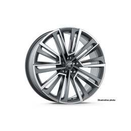 Alu kolo AQUARIUS 9Jx21" 5x112 ET42 - Antracitová metalíza - illustrative