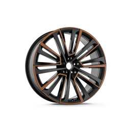 Alu kolo AQUARIUS 9J x 21" 5x112 ET42 - Černá metalíza Měděná