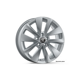 Alu kolo CORTADERO 6,0Jx16 5x100 ET38 - Stříbrná metalíza - illustrative