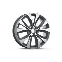 Alu kolo GENEVA Scala, Kamiq 6,5Jx17 5x100 ET40 - Antracitová metalíza