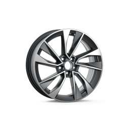 Alu kolo KAJAM 6,5x17 5x100 ET40 - Antracitová metalíza