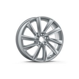 Alu kolo STRATOS 6,5x17 5x100 ET40 - Stříbrná metalíza