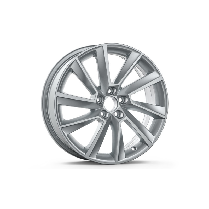 Alu kolo STRATOS 6,5x17 5x100 ET40 - Stříbrná metalíza