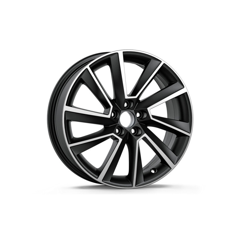Alu kolo STRATOS 6,5x17" 5x100 ET40 - Černá matná