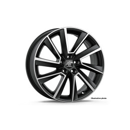 Alu kolo STRATOS 6,5x17" 5x100 ET40 - Černá matná - illustrative