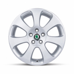 Alu kolo APEX - LAURIN A KLEMENT 7x17 5x112 ET37 - Stříbrná leštěná