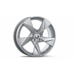 Škoda VOLANS 6,5x17 5x100 ET40 - Stříbrná