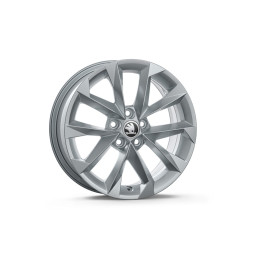 Škoda ITALIA 6x16" 5x100 ET35 - Stříbrná metalíza
