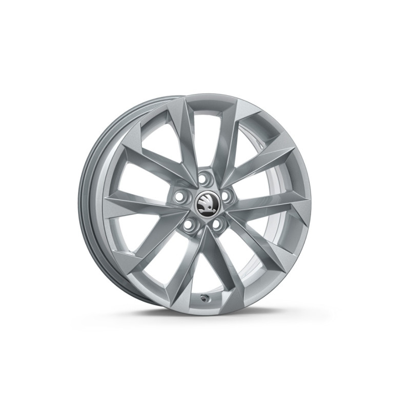 Škoda ITALIA 6x16" 5x100 ET35 - Stříbrná metalíza