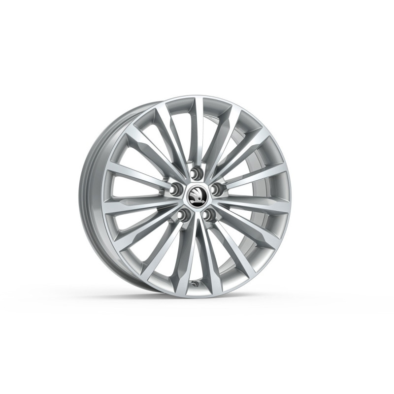 Škoda TRINITY 7x18 5x112 ET43 - Stříbrná