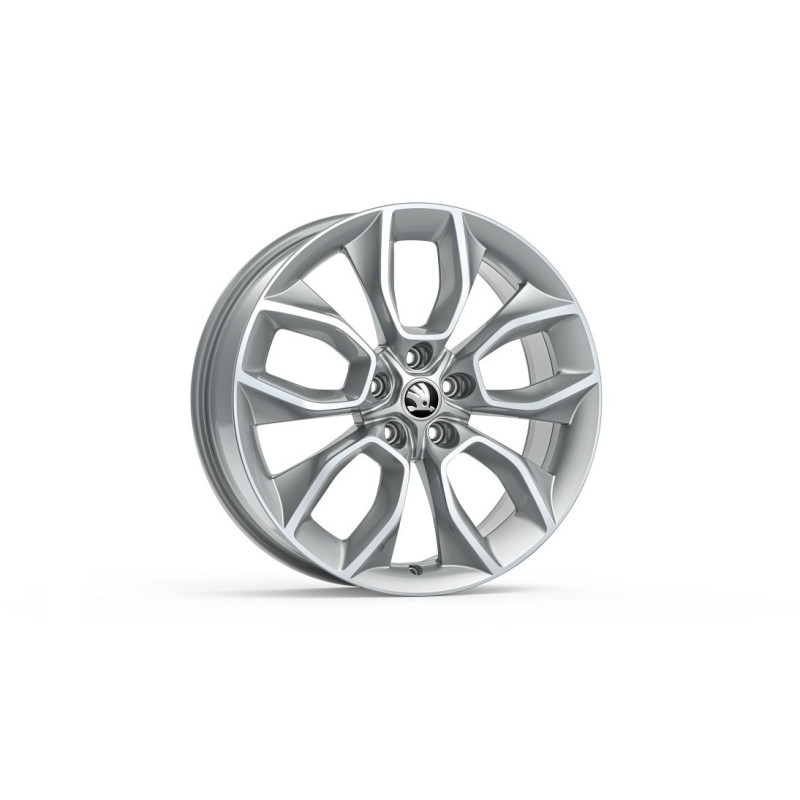 Alu kolo CRATER 7,0Jx19" 5x112 ET43 - Stříbrná metalíza