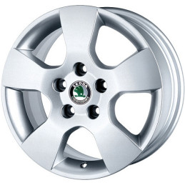 Škoda HELIOS 6x15 5x112 ET50 - Stříbrná