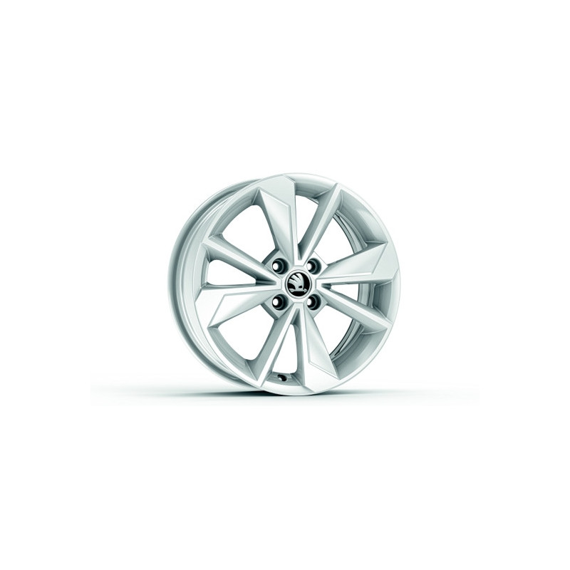 Škoda SCORPIUS 6x16 4x100 ET43 - Lesklá bílá