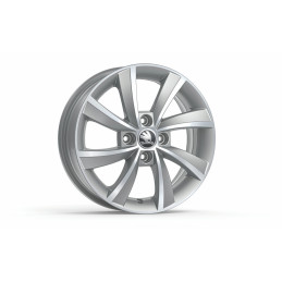 Škoda CONAN 5,5x15 4x100 ET41 - Stříbrná