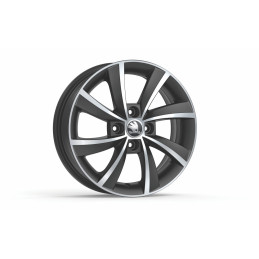 Škoda CONAN 5,5x15 4x100 ET41 - Lesklá černá