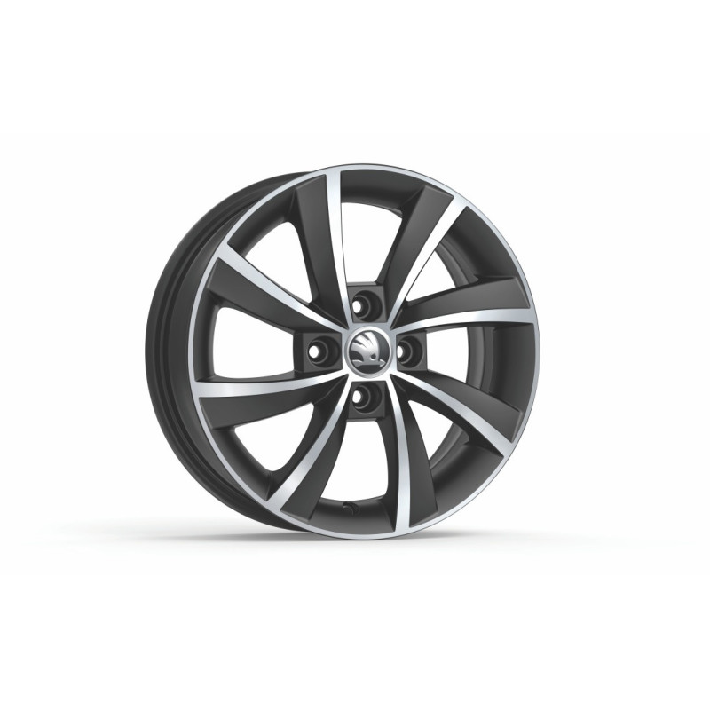 Škoda CONAN 5,5x15 4x100 ET41 - Lesklá černá