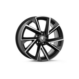 Škoda VELA 8x18 5x112 ET44 - Černá metalíza