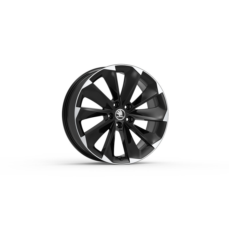 Škoda SUPERNOVA 8x19 5x112 ET44 - Lesklá černá Škoda SUPERNOVA 8x19 5x112 ET44 - Lesklá černá