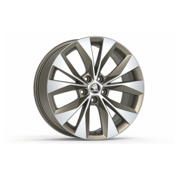 Alu kolo CASSIOPEIA 8,0Jx18" 5x112 ET44 - Matná platina