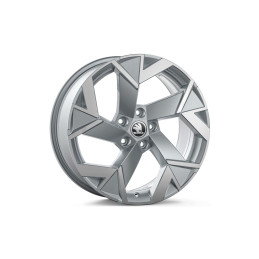 Škoda TRISULI 8x18 5x112 ET44 - Stříbrná metalíza