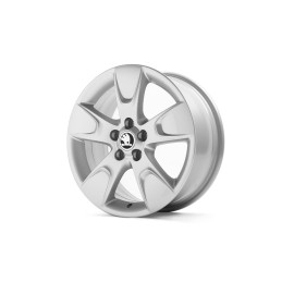 Škoda BEAR 6,5x16 5x100 ET43 - Stříbrná
