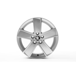 Škoda PROPELLER 6x15 5x100 ET38 - Stříbrná