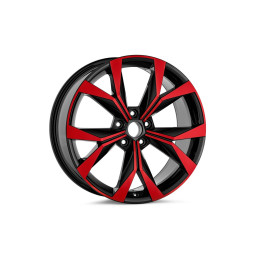 Alu kolo CETUS 8,0Jx19" 5x112 ET45 - Černá Červená