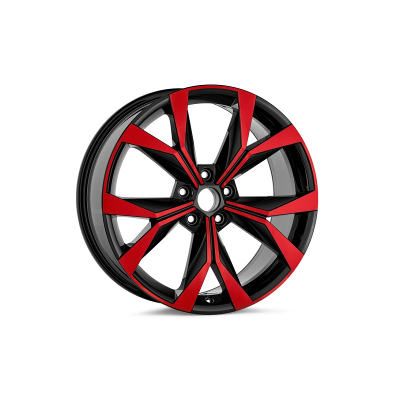 Alu kolo CETUS 8,0Jx19" 5x112 ET45 - Černá Červená