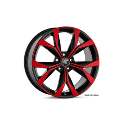 Alu kolo CETUS 8,0Jx19" 5x112 ET45 - Černá Červená - illustrative