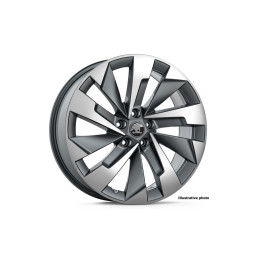Alu kolo HALTI 7,5J x 19" 5x112 ET40 - Antracitová metalíza - illustrative