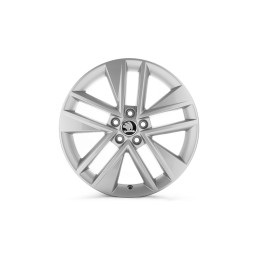 Škoda CLUBBER 7x17 5x100 ET46 - Stříbrná