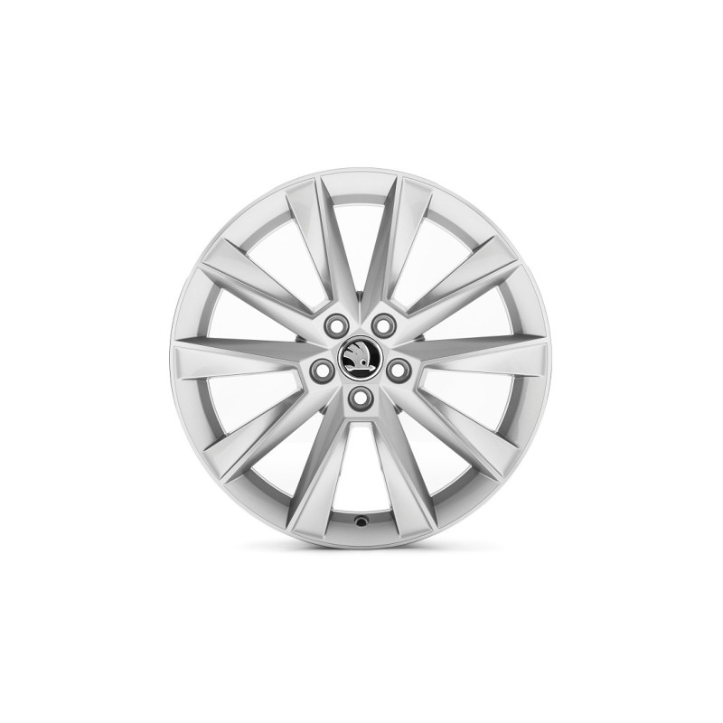 Škoda SAVIO 7x17 5x100 ET46 - Stříbrná metalíza