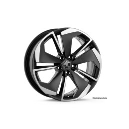 Alu kolo COMET 7,5Jx18 5x112 ET48 - Černá metalíza - illustrative