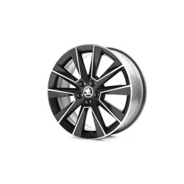 Škoda SAVIO 7x17 5x100 ET46 - Černá metalíza