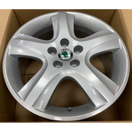 Alu kolo KNIFE 6,5x16 5x100 ET42 - Stříbrná - 2