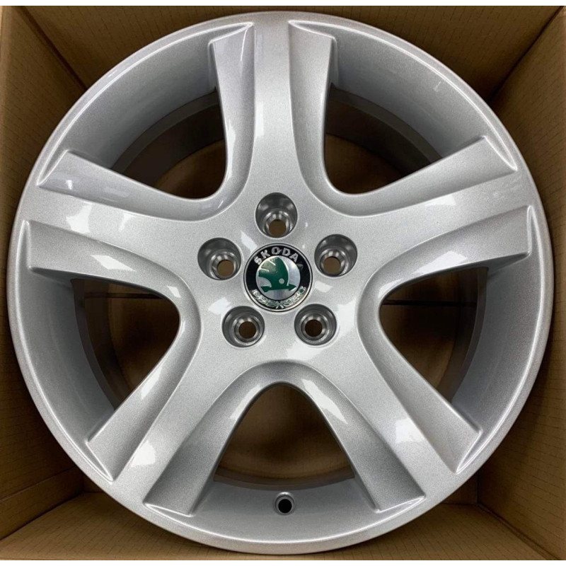 Alu kolo KNIFE 6,5x16 5x100 ET42 - Stříbrná - 1